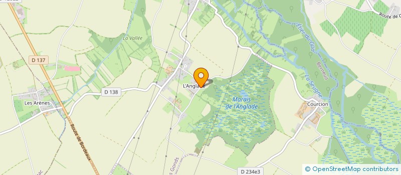 localisation de l'entreprise BOURASSEAU DOMINIQUE  LES GONDS