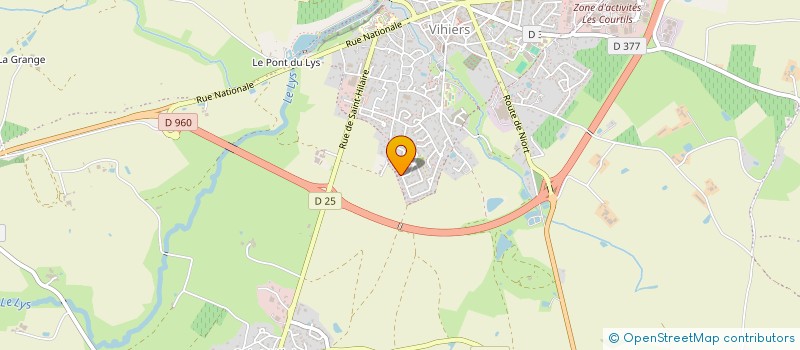 localisation de l'entreprise BOURASSEAU-VITRE à LYS-HAUT-LAYON