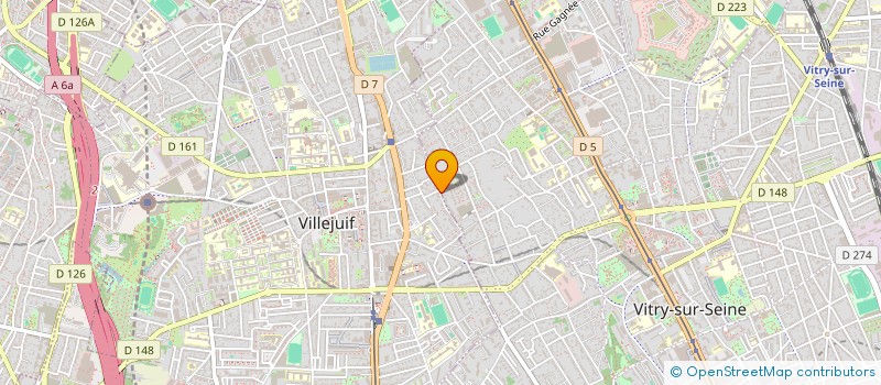 localisation de l'entreprise BOURAT-FELIX  VITRY-SUR-SEINE