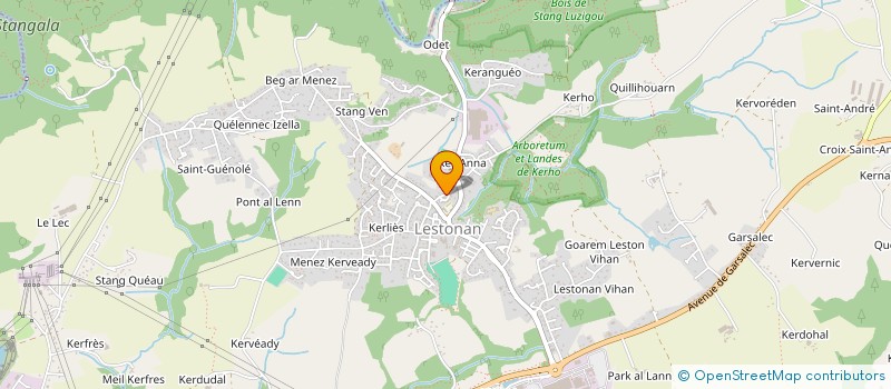 localisation de l'entreprise BOURBIGOT  ERGUE GABERIC