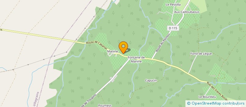 localisation de l'entreprise BOURBLAN  BARSAC