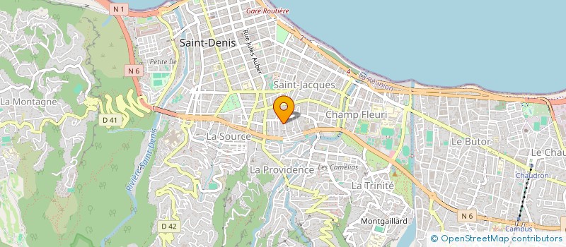 localisation de l'entreprise BOURBON 3 B à SAINT-DENIS