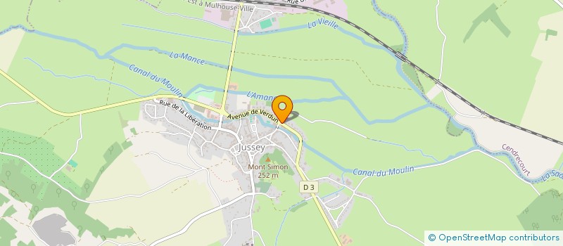 localisation de l'entreprise BOURBON  JUSSEY