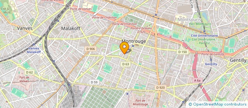 localisation de l'entreprise BOURBON  MONTROUGE