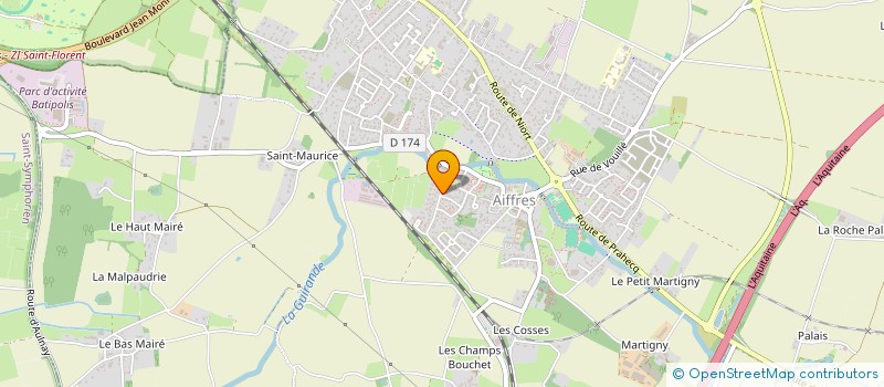 localisation de l'entreprise BOURBON  AIFFRES