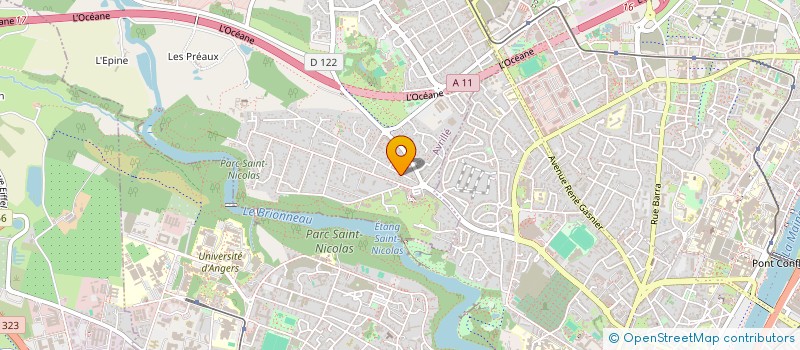 localisation de l'entreprise BOURBON à AVRILLE