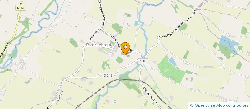 localisation de l'entreprise BOURBON  ESCORNEBUF