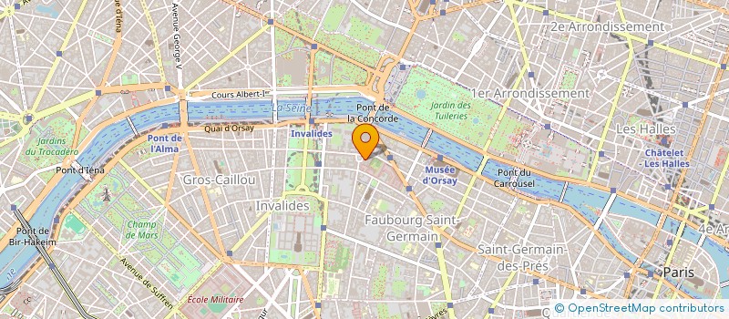 localisation de l'entreprise BOURBON ARTS  PARIS