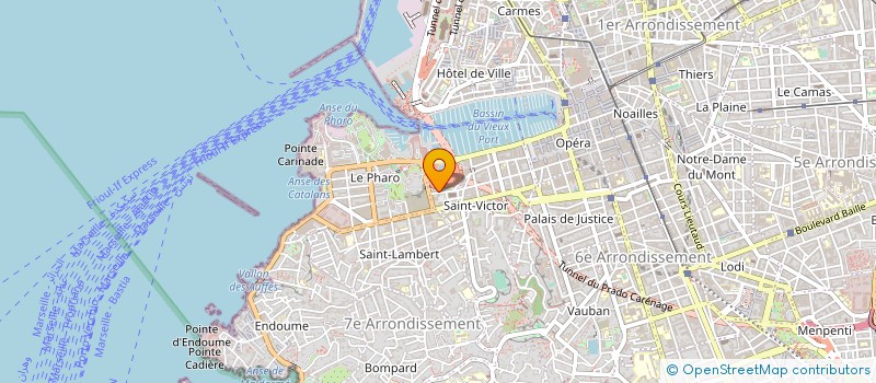 localisation de l'entreprise BOURBON AUROCH à MARSEILLE