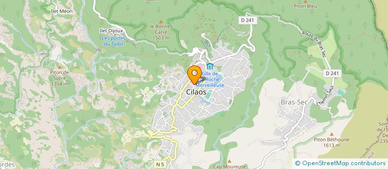 localisation de l'entreprise BOURBON CAR EVASION  CILAOS