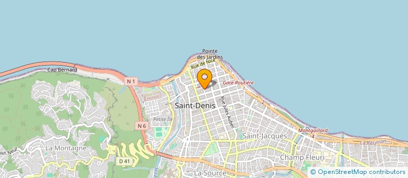 localisation de l'entreprise BOURBON COMPANY à SAINT-DENIS