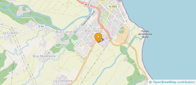 localisation de l'entreprise BOURBON COMPOSITES  SAINT-BENOIT