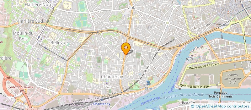 localisation de l'entreprise BOURBON ELECTRICITE GENERALE à NANTES