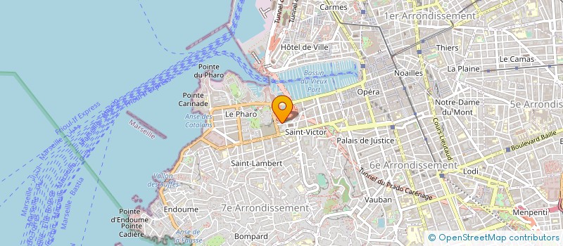localisation de l'entreprise BOURBON ENTERPRISE à MARSEILLE