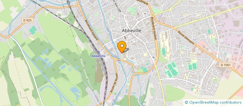 localisation de l'entreprise BOURBON ET FILS à ABBEVILLE