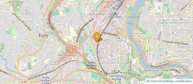localisation de l'entreprise BOURBON ET FILS à LYON
