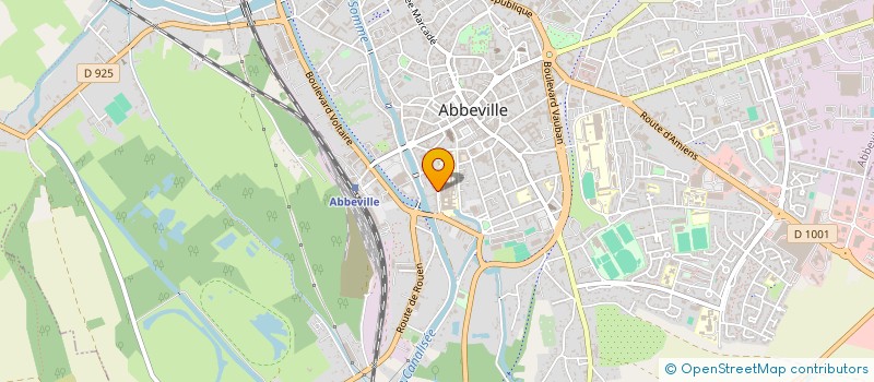 localisation de l'entreprise BOURBON FRANCOIS EXPERTISE COMPTABLE à ABBEVILLE
