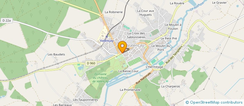 localisation de l'entreprise BOURBON GAULTIER MILLET à VALENCAY