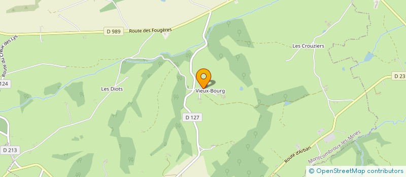 localisation de l'entreprise BOURBON GOLF IMMO  MONTCOMBROUX-LES-MINES