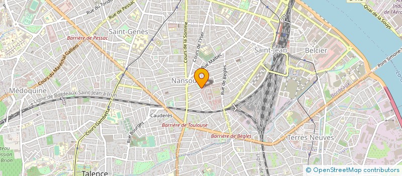 localisation de l'entreprise BOURBON HABITAT à BORDEAUX