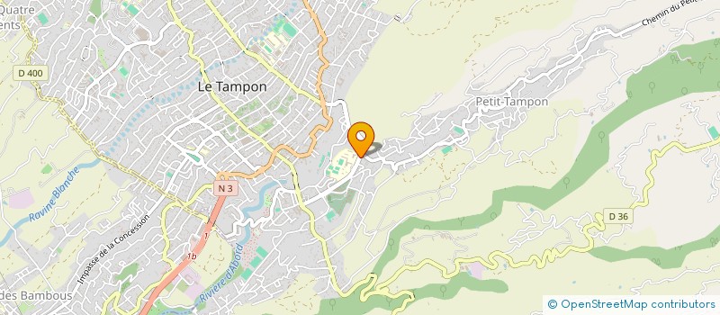 localisation de l'entreprise BOURBON INCENDIE  LE TAMPON