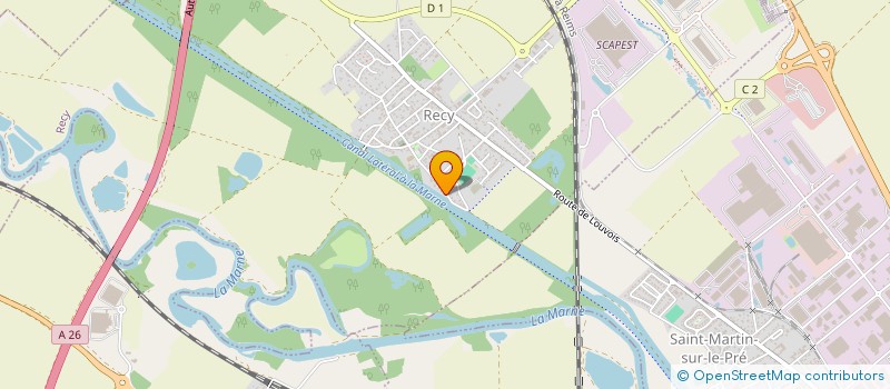 localisation de l'entreprise BOURBON INVEST  RECY