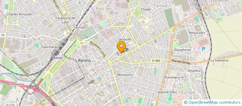 localisation de l'entreprise BOURBON JBVA  REIMS