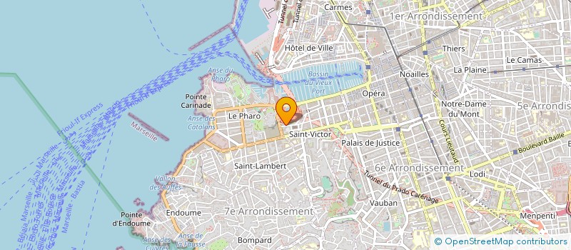 localisation de l'entreprise BOURBON LOGISTICS à MARSEILLE