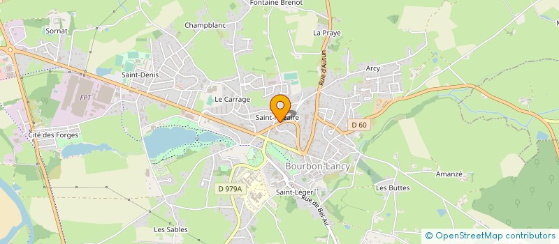 localisation de l'entreprise BOURBON MOTOCULTURE LOISIRS à BOURBON-LANCY