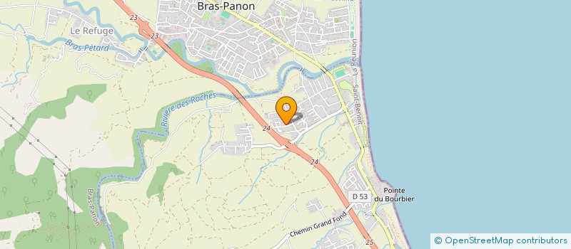 localisation de l'entreprise BOURBON MULTI PRESTA  SAINT-BENOIT