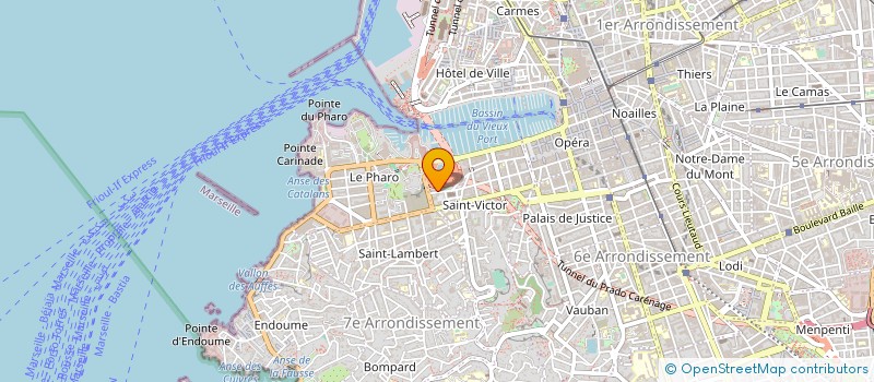 localisation de l'entreprise BOURBON OFFSHORE SURF à MARSEILLE