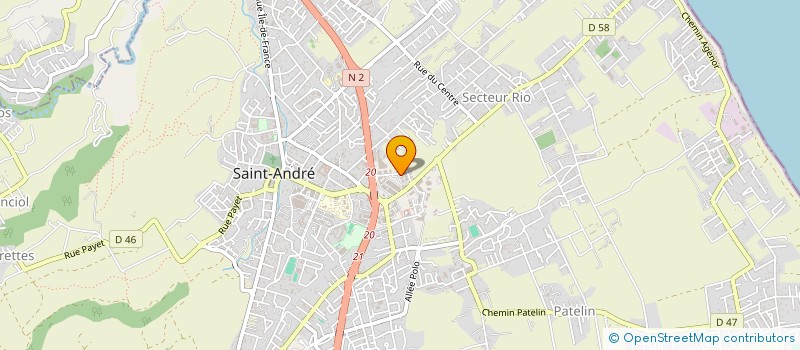 localisation de l'entreprise BOURBON PRIMEUR à SAINT-LOUIS