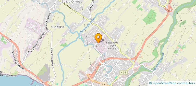 localisation de l'entreprise BOURBON PRIMEURS à SAINT-PIERRE