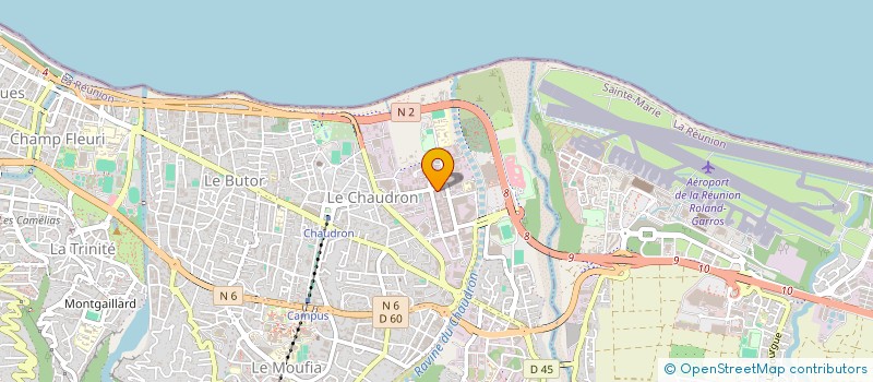 localisation de l'entreprise BOURBON PROTECTION SECURITE à SAINT-DENIS