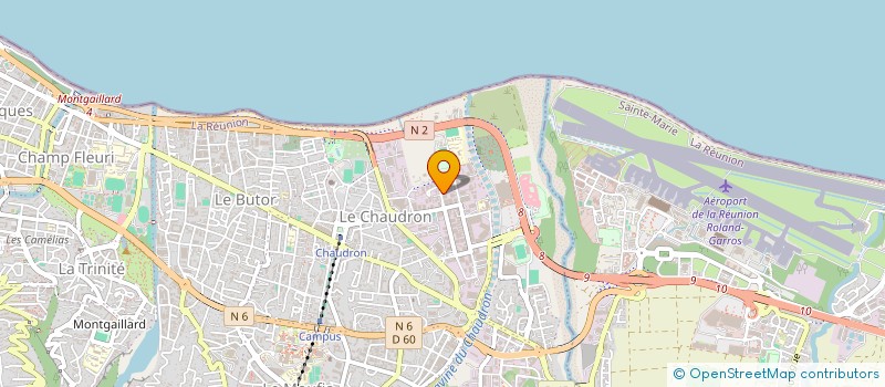 localisation de l'entreprise BOURBON SANTE  SAINT-DENIS