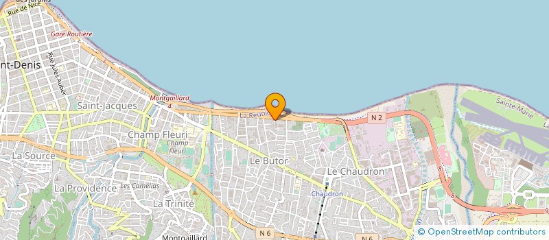 localisation de l'entreprise BOURBON SECURITES à SAINT-DENIS