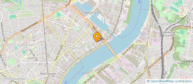localisation de l'entreprise BOURBON STREET à BORDEAUX