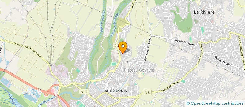 localisation de l'entreprise BOURBON SUD SERVICE à SAINT-LOUIS