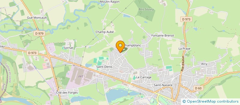 localisation de l'entreprise BOURBONNIENNE D'IMMOBILIER  BOURBON-LANCY