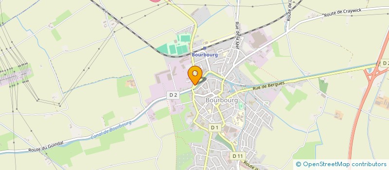 localisation de l'entreprise BOURBOURG NATURE ET ENVIRONNEMENT  BOURBOURG