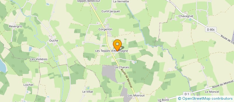 localisation de l'entreprise BOURCET-GUILLOT à SAINT-ETIENNE-SUR-REYSSOUZE
