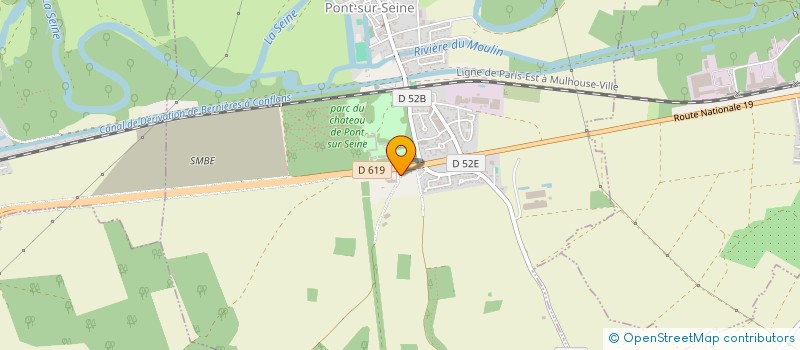 localisation de l'entreprise BOURCEVET MICHEL ET MARIE-FRANCE  PONT-SUR-SEINE