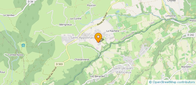 localisation de l'entreprise BOURCHANIN  SAINT-APPOLINARD