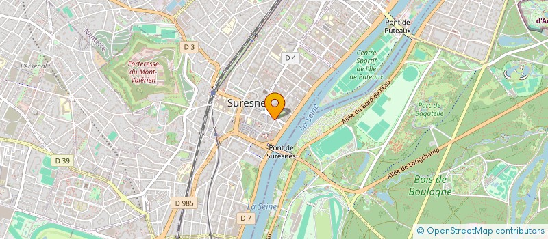localisation de l'entreprise BOURCIER à SURESNES