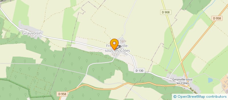 localisation de l'entreprise BOURCIER à FREMEREVILLE-SOUS-LES-COTES