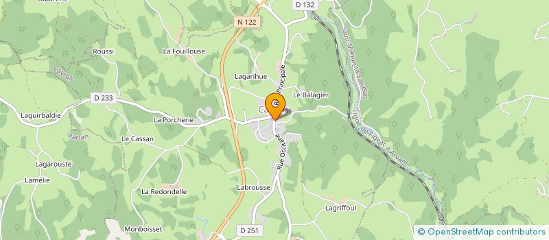 localisation de l'entreprise BOURCIER ARNAUD à CAYROLS