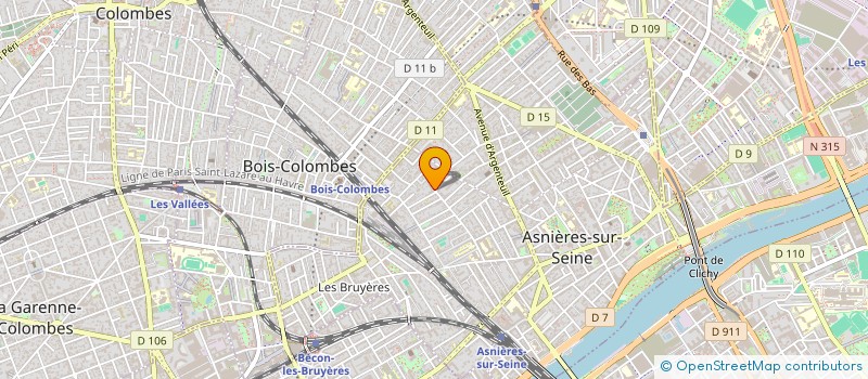 localisation de l'entreprise BOURD SERVICES à ASNIERES-SUR-SEINE