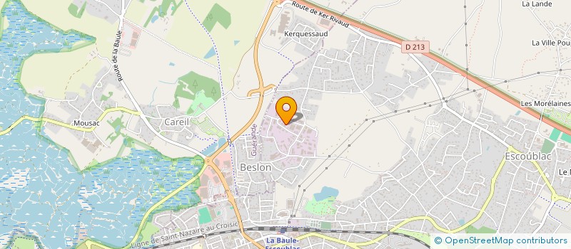 localisation de l'entreprise BOURDA à LA BAULE-ESCOUBLAC