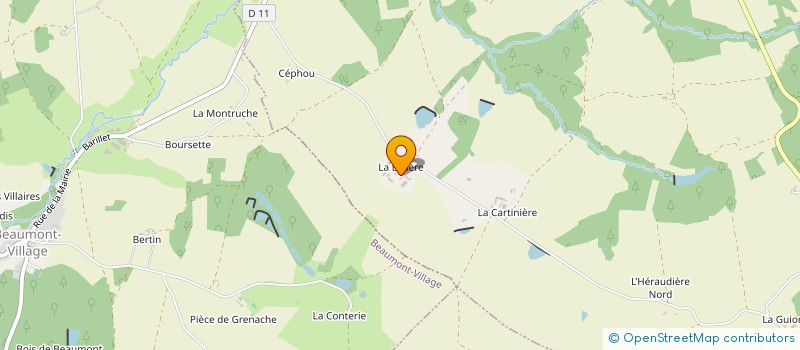 localisation de l'entreprise BOURDAIS  ORBIGNY