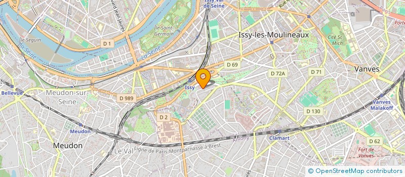 localisation de l'entreprise BOURDAIS DEVELOPPEMENT à ISSY-LES-MOULINEAUX